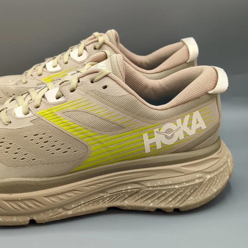 Hoka One One Stinson ATR 6 Running Shoes Dune Oxford Tan Size Men's 12 Womens 13